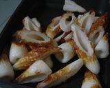 照り焼きのタレで甘辛ちくわ作り方2写真