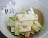 セロリと山芋のわさび醤油かけ作り方4写真