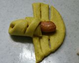 カレーウインナーパン。作り方5写真