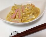 かまぼこの玉子とじ風作り方4写真