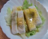 はんぺんとレタスのたまごレンジ蒸作り方3写真
