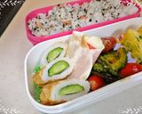 ✿お摘み・お弁当に✿カニカマ㋠ー巻き✿作り方5写真