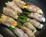 一手間かけて　夏野菜のぐるぐる小間肉巻き作り方3写真