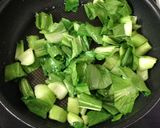 ＊チンゲン菜とカニカマ＊肉無し麻婆豆腐＊作り方2写真