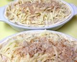 鮭と野菜の豆腐クリームの和風グラタン作り方6写真