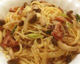 しめじと葱の和風パスタ♡簡単作り方5写真