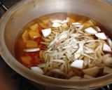 芋煮とろける酒粕入り作り方4写真