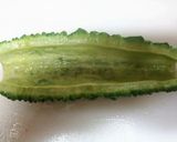 保育園＊ゴーヤの炊き込みごはん作り方1写真