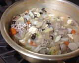 芋煮とろける酒粕入り作り方8写真