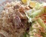 ローストチキンで☆リメイクピラフ作り方5写真