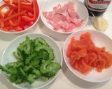 ☆ゴーヤ入り たらこパスタ☆作り方1写真