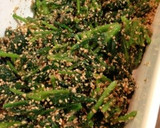 胡麻たっぷりほうれん草の胡麻和え作り方9写真
