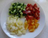 ひよこ豆のコロコロサラダ作り方3写真