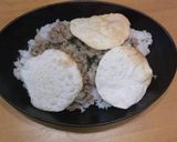 簡単！新食感！ずぼらな私の餃子丼＊作り方6写真