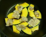 かぼちゃと玉ねぎのにんにくポン酢炒め作り方4写真
