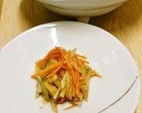 刻んで三色!大根人参きゅうりの酢醤油漬け作り方5写真