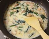 鮭とほうれん草のクリームパスタ♡作り方7写真