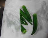 山芋擦って*オクラの山かけ作り方1写真