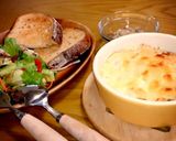 茄子とツナマヨコーンのたまごチーズ焼き。作り方6写真