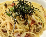 きのことベーコンの和風パスタ作り方11写真