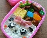 キャラ弁♪くまさんお弁当作り方9写真