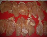 鶏むね肉でしっとり大葉ピカタ＊梅かつお味作り方1写真