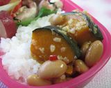 かぼちゃと大豆のピリッ醤油麹煮作り方5写真