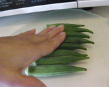 厚揚げとオクラとワカメの煮びたし♬作り方1写真