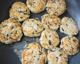 柔らか♫エノキとひじき、大豆のつくね焼き作り方5写真