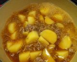 簡単! ひき肉とじゃがいもの煮物作り方6写真