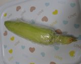 激甘！とうきび★レンチン★塩氷水にドボン作り方2写真