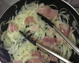 簡単!!カルボナーラ風スープうどん☆作り方4写真