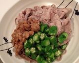 冷やし納豆オクラそば♡シミ•シワ予防に♡作り方5写真