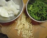 もちもち(^ω^)れんこん×いかのチヂミ作り方1写真