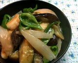 なすと鶏胸肉の甘味噌炒め作り方11写真