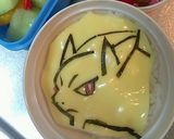 ミュウツー～ポケモン・キャラ弁～作り方4写真