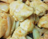 簡単鶏胸肉と玉葱の味噌マヨ炒め☆生姜風味作り方7写真