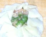 餃子の皮で　ニラ饅頭作り方4写真