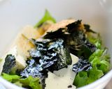 レタスと豆腐の焼き海苔たっぷりサラダ作り方2写真