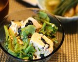 レタスと豆腐の焼き海苔たっぷりサラダ作り方3写真