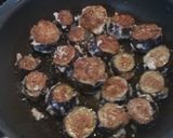 お家にあるもので茄子の肉詰めハンバーグ作り方16写真