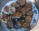 お家にあるもので茄子の肉詰めハンバーグ作り方17写真