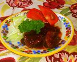お家にあるもので茄子の肉詰めハンバーグ作り方25写真