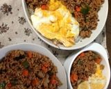 なんちゃって、ロコモコ風丼作り方5写真