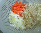 冷蔵庫整理☆豆腐の野菜あん作り方1写真
