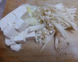 豆腐とごぼうときのこの卵とじ作り方2写真