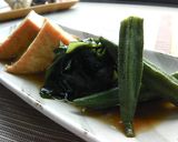 厚揚げとオクラとワカメの煮びたし♬作り方8写真