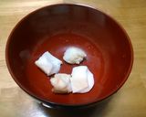 麩とえのきの味噌汁作り方1写真