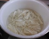 麩とえのきの味噌汁作り方3写真