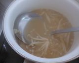 麩とえのきの味噌汁作り方4写真